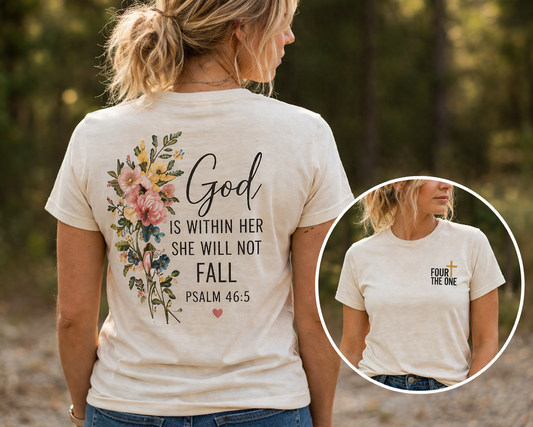 She Will Not Fall – Faith Floral Collection