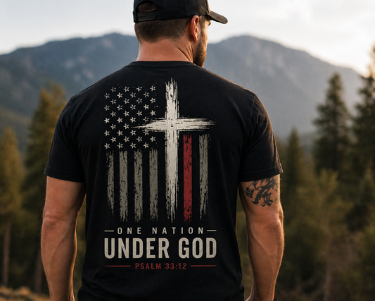 One Nation Under God – Faith & Freedom Tee