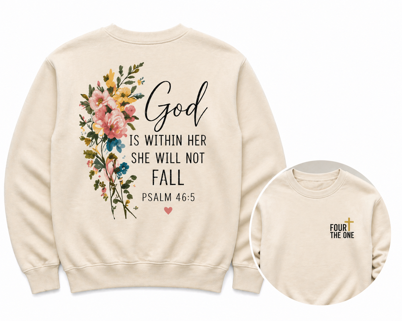 She Will Not Fall – Faith Floral Collection