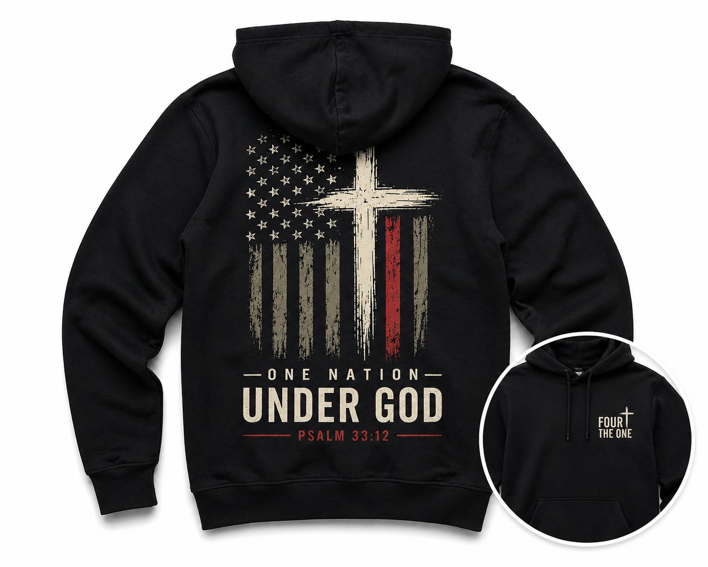 One Nation Under God – Faith & Freedom Tee