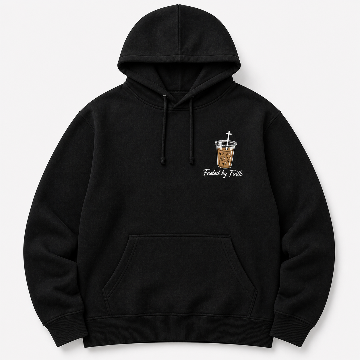 Running on Faith & Iced Coffee | Christian Graphic Apparel
