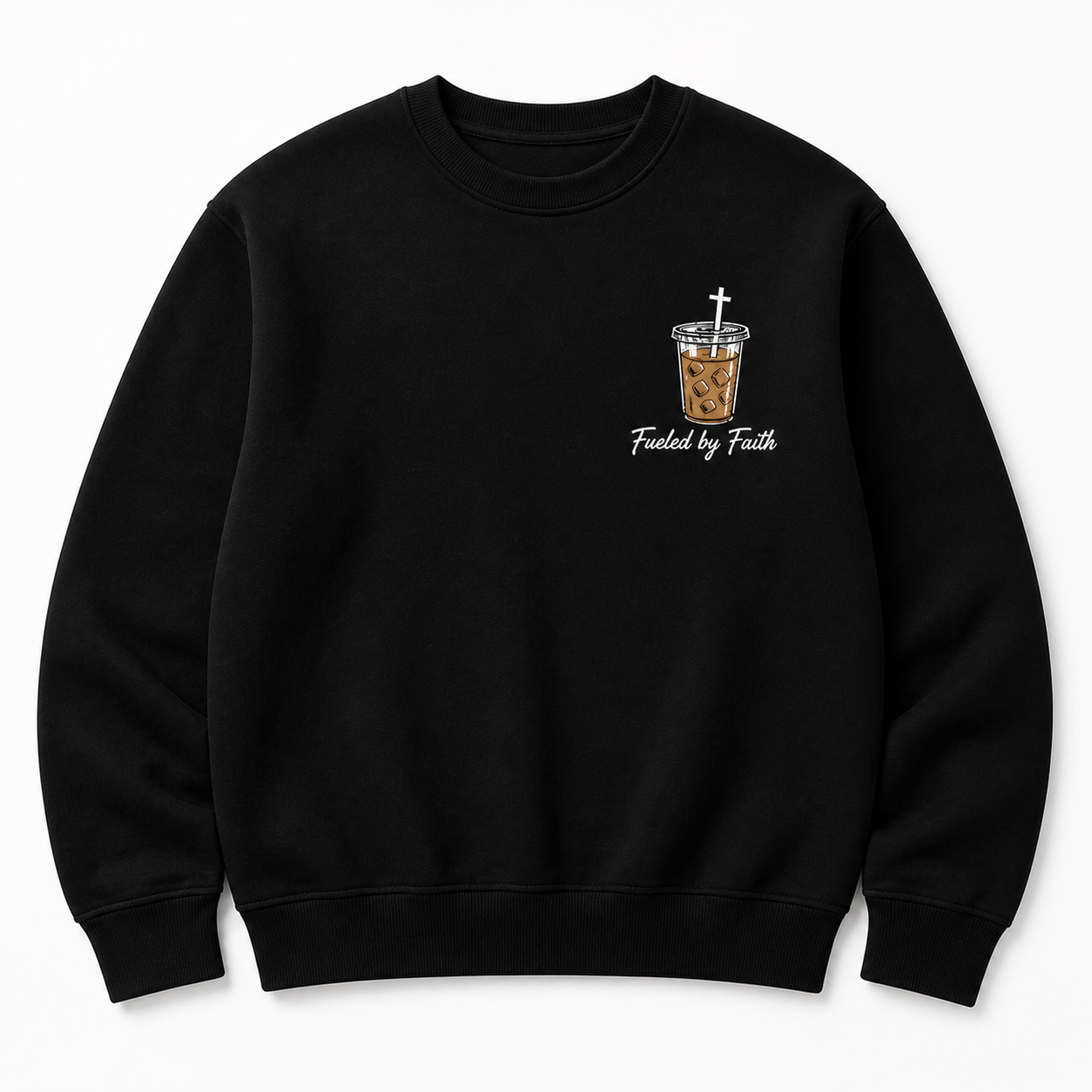 Running on Faith & Iced Coffee | Christian Graphic Apparel