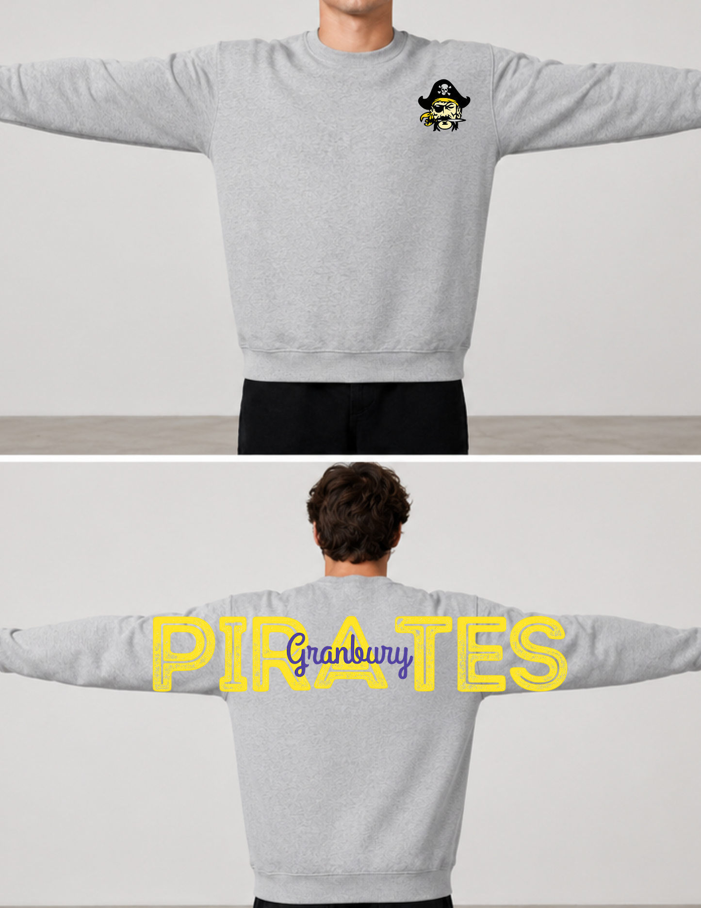 Hometown School Spirit Crewneck | Custom Mascot Sweatshirt