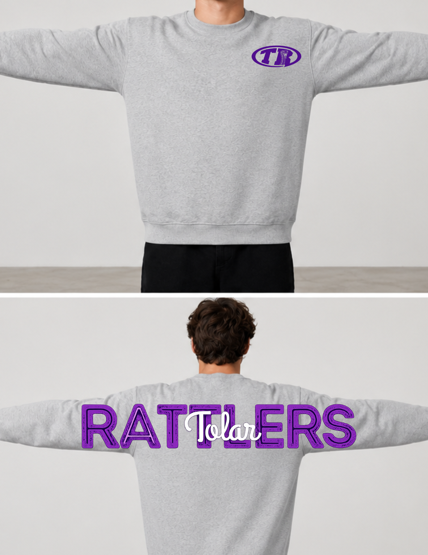 Hometown School Spirit Crewneck | Custom Mascot Sweatshirt