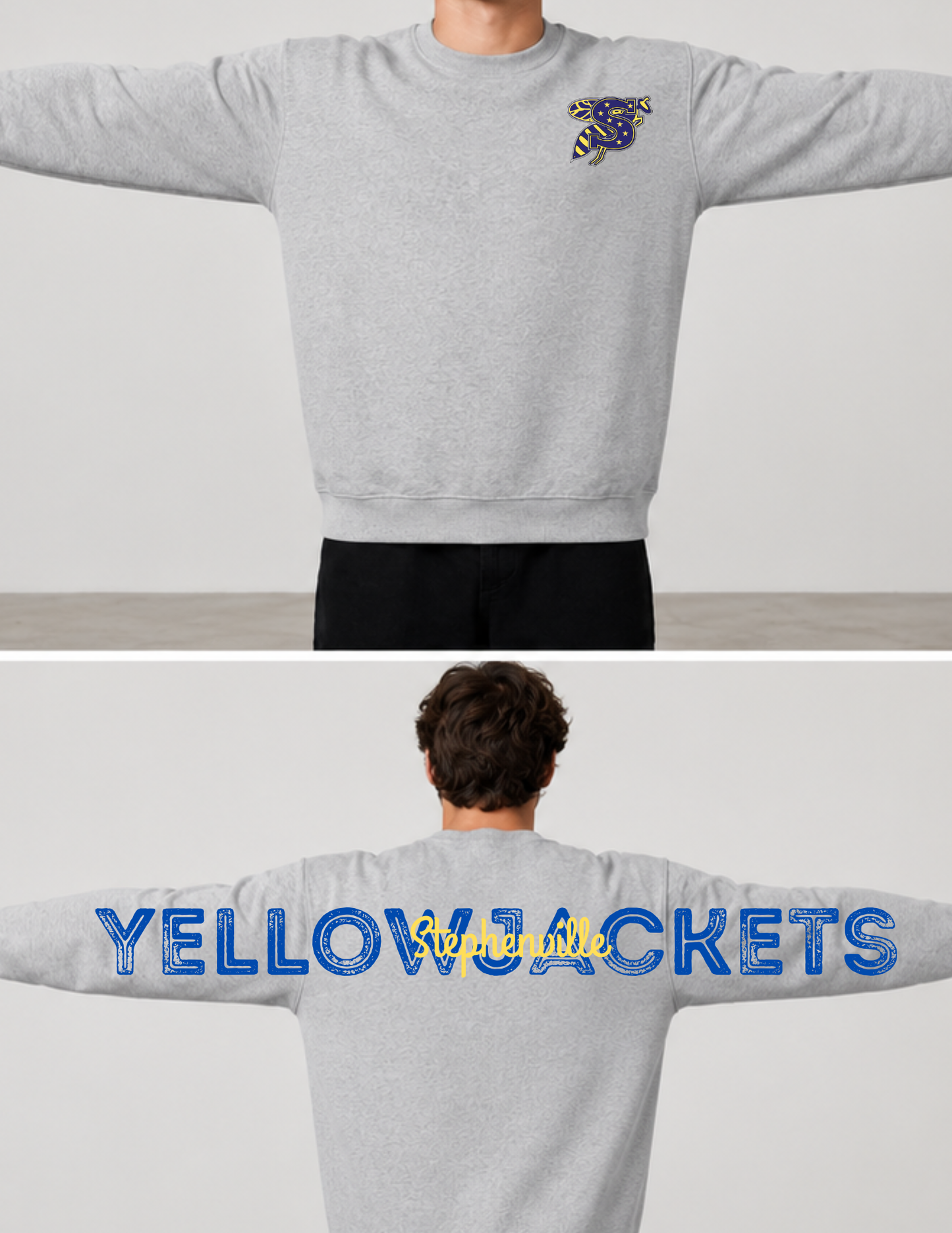 Hometown School Spirit Crewneck | Custom Mascot Sweatshirt